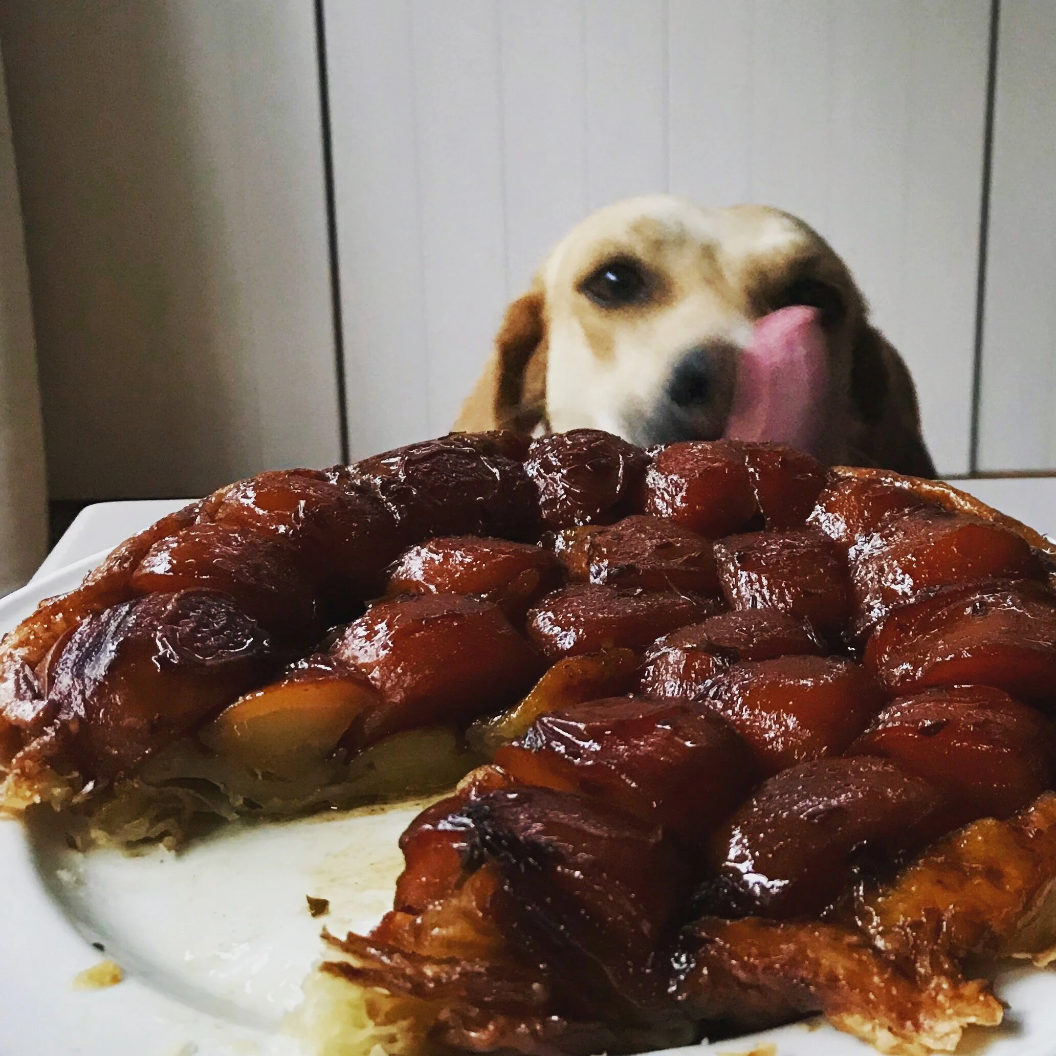 Red beets and capers