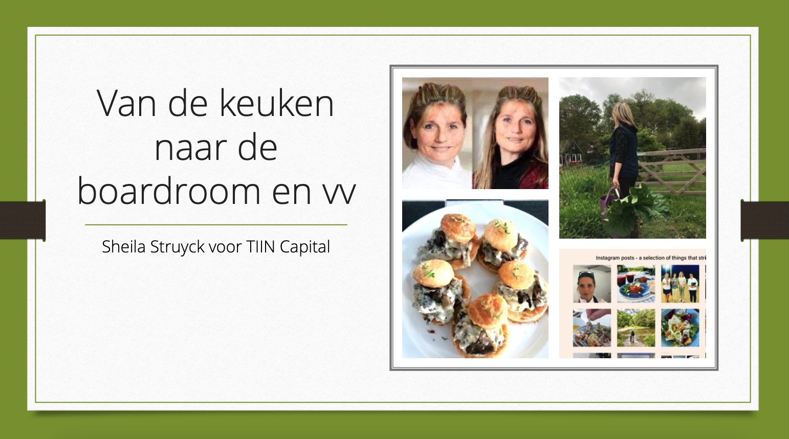 De slides die ik liet zien tijdens de presentatie