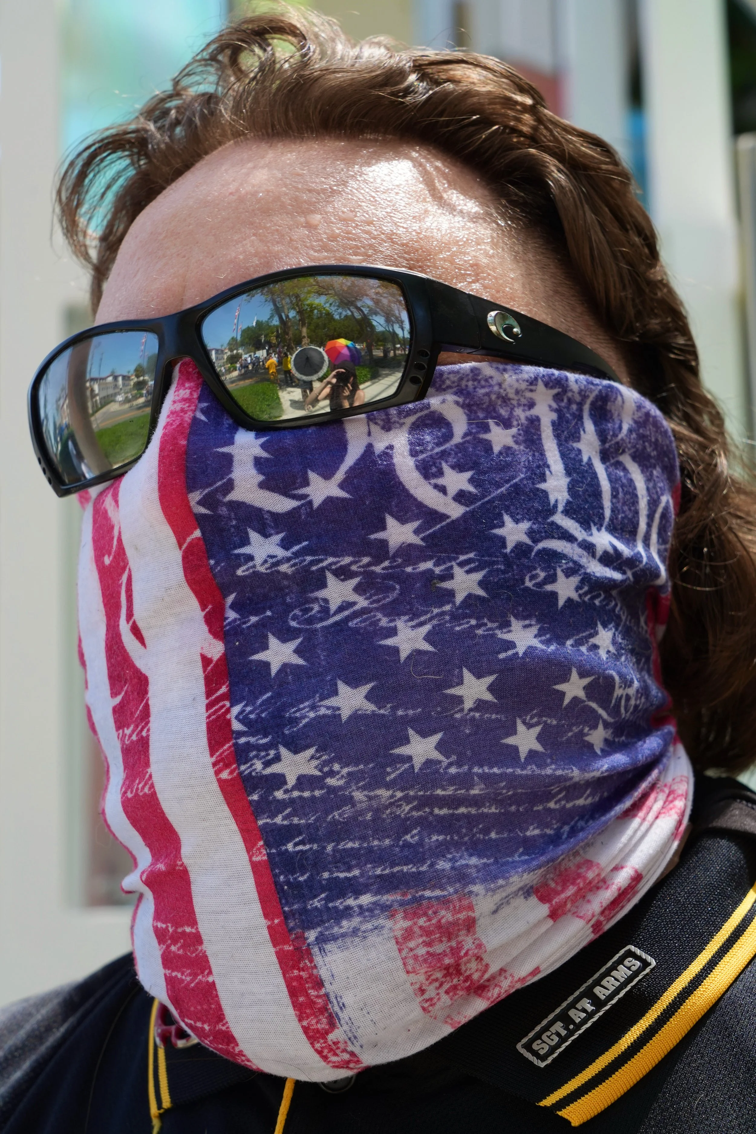 A Proud Boy at Naples Pride, 2025.