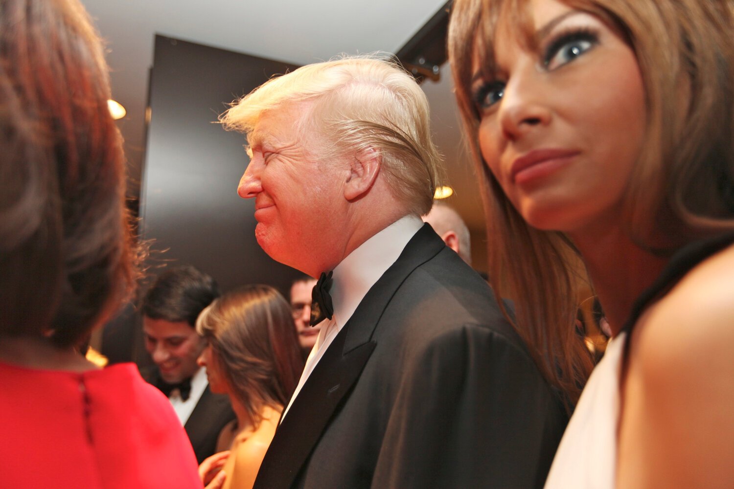 Donald Trump at the White House Correspondents' Dinner, 2011.