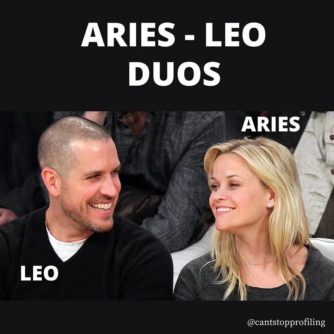 ♈️ + ♌️ 

Fire signs just get each other, and can more easily keep up with each other. The vibe is simpatico and harmonious with signs of the same element. There&rsquo;s less misunderstanding, less judgment, less impatience. Aries appreciates Leo&rsq