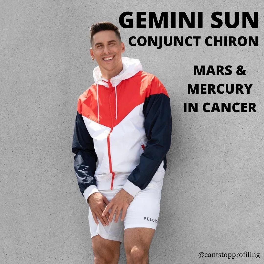 Cody Rigsby, Peloton instructor🚴 

@codyrigsby 

(Depending on exact birth time, his moon may be in the later degrees of Libra.)

#codyrigsby #peloton #pelotoncycle #pelotonbike #pelotoncommunity #pelotonmoms #pelotonmom #pelotontread #gemini #gemin
