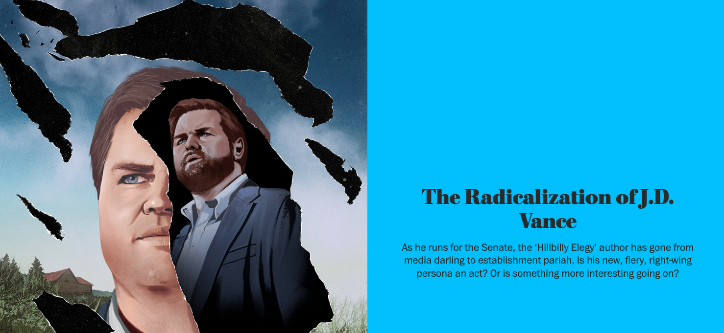 The Radicalization of J.D. Vance / The Washington Post Magazine