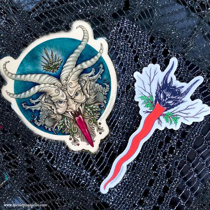 Nicole Pisaniello_Krampus Stickers.jpg