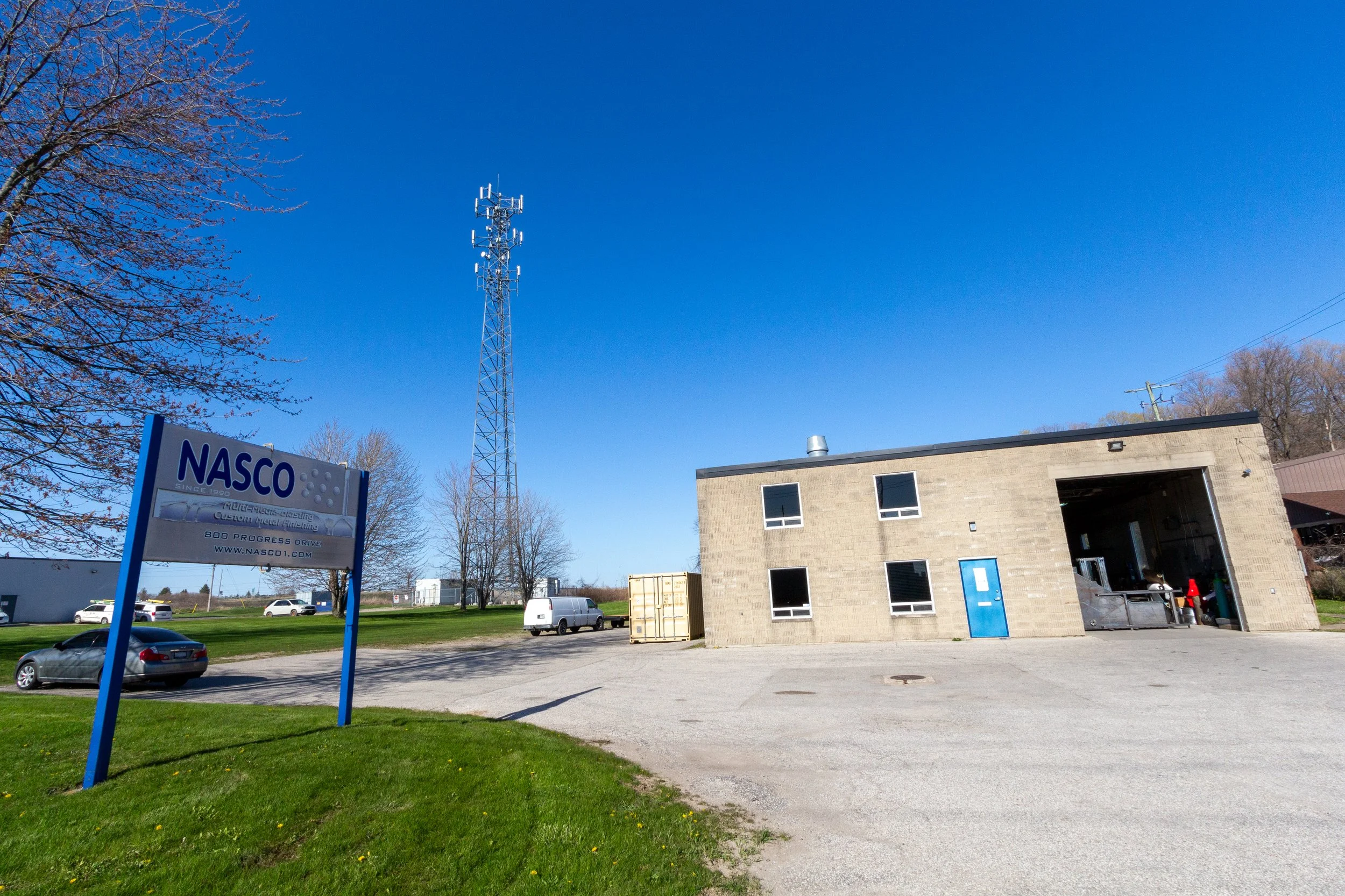 NASCO Metal Finishing powder coating facility, 800 Progress Dr London Ontario