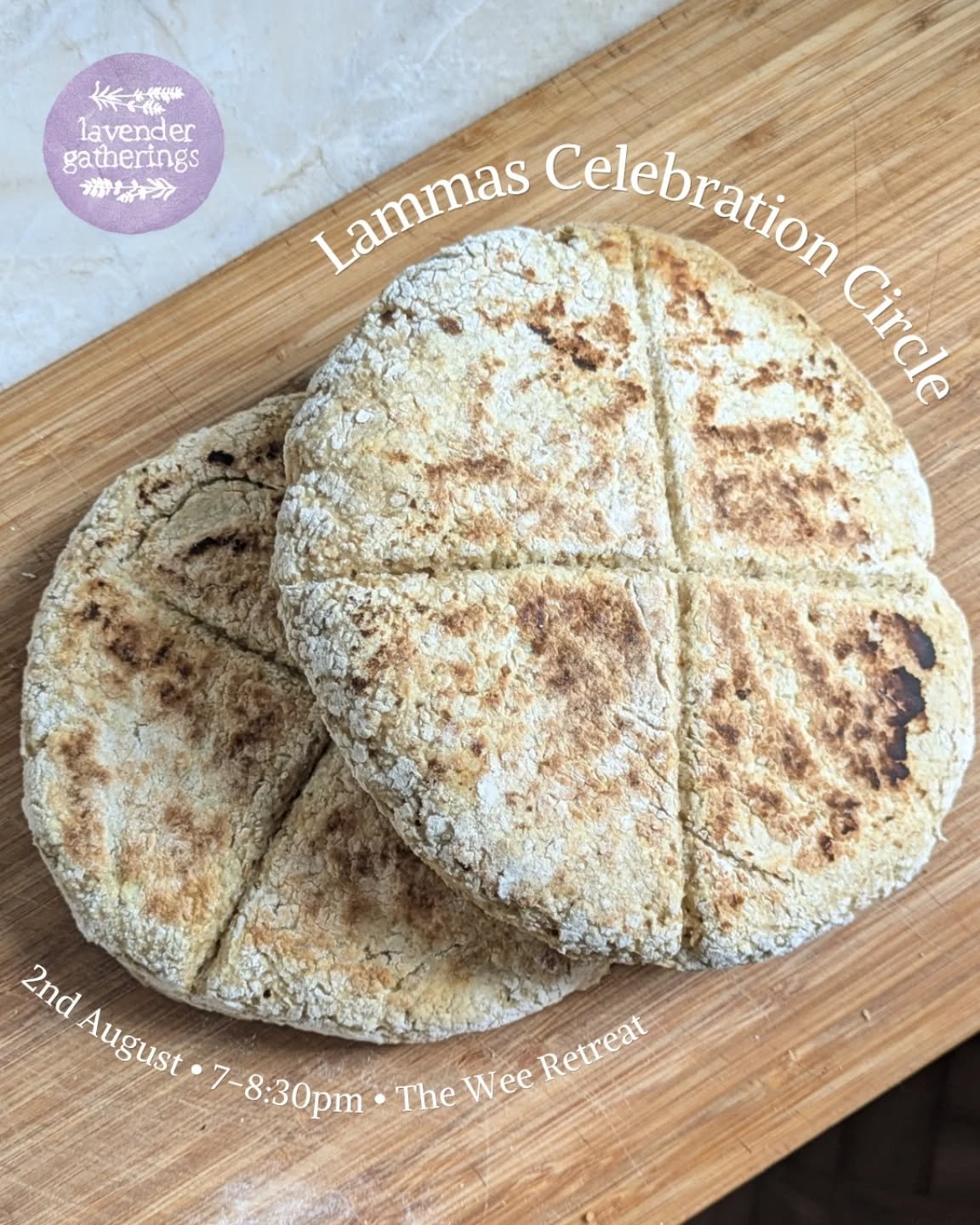 Lammas or Lughnasadh is a less well known festival, but it's a great one because it is often celebrated through bread! The mythology and history behind this is the Welsh god Lugh re-claiming grain for the humans from another god who was hoarding it, 