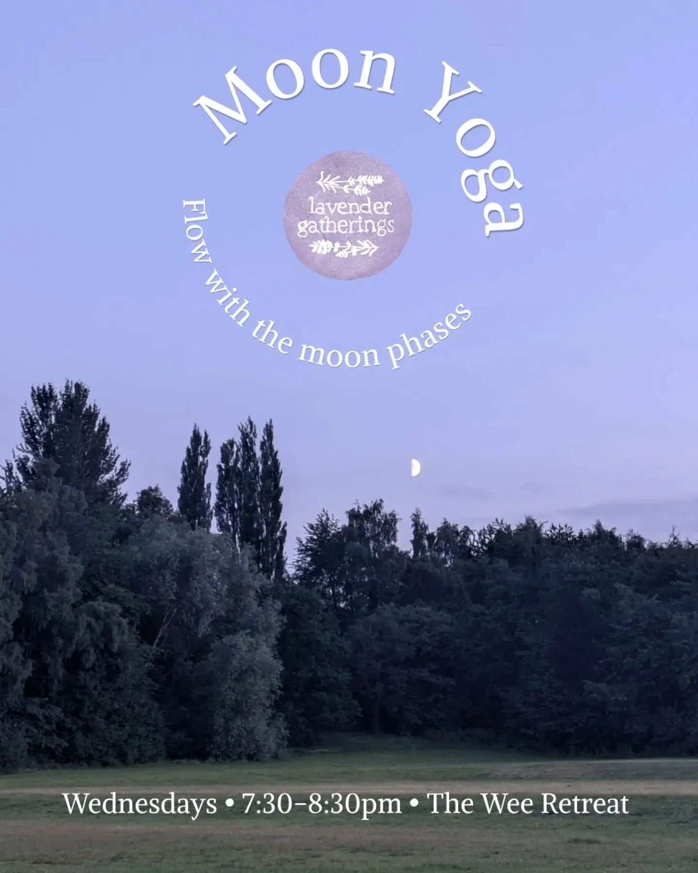 I LOVE the moon, and am constantly in awe and guided by her phases and light. The different moon phases impact how we show up in the world (ask a teacher how school is on a full moon!) and so also impact how we show up in yoga.

I'm so excited to bri