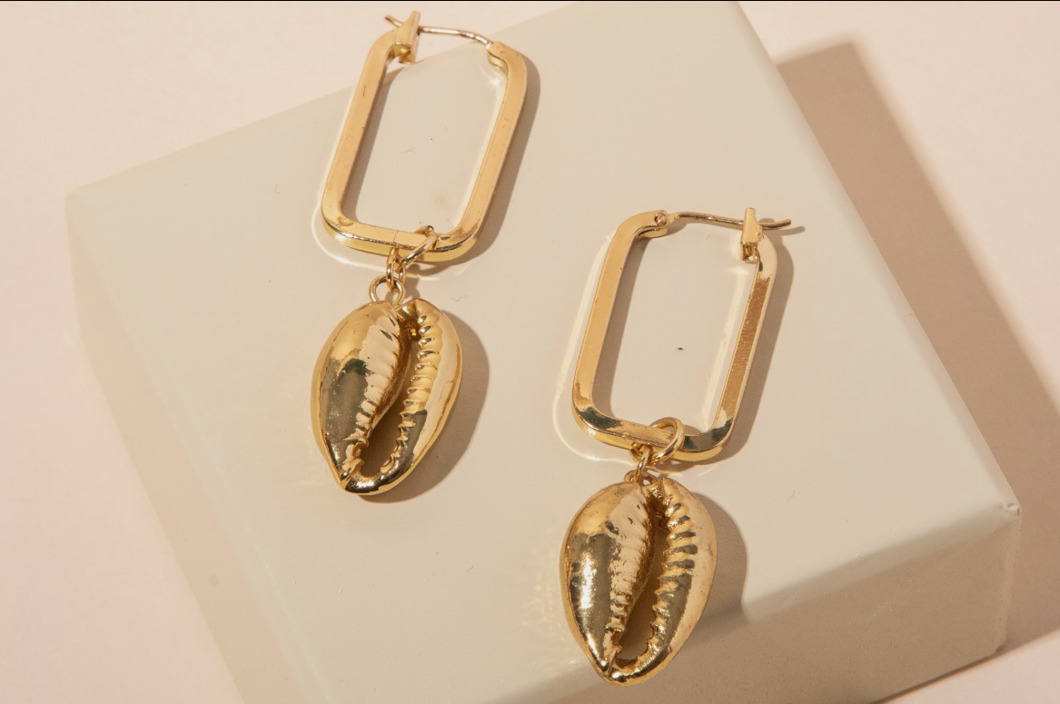 BabyBangz Cowrie Earrings