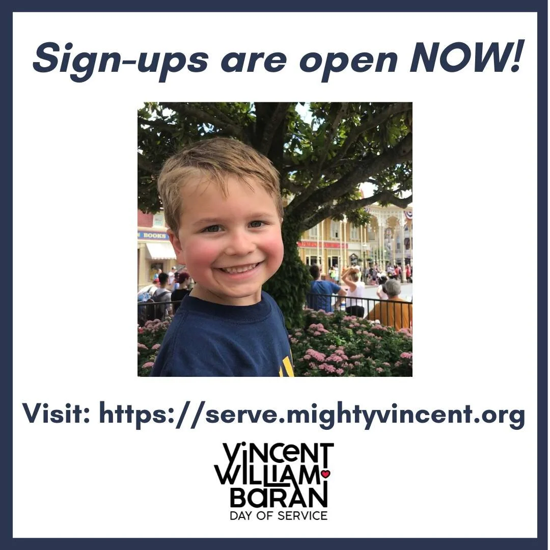 Registration is open NOW for all in-person service projects! Visit: https://serve.mightyvincent.org/ to get started. #MightyVincent