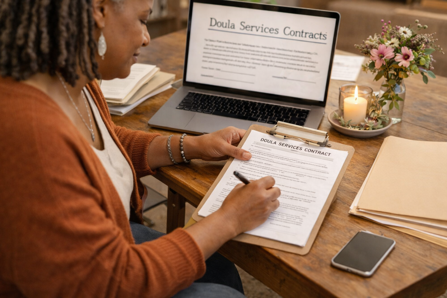 Doula Client & Business Documents (Virtual Mentorship Session)