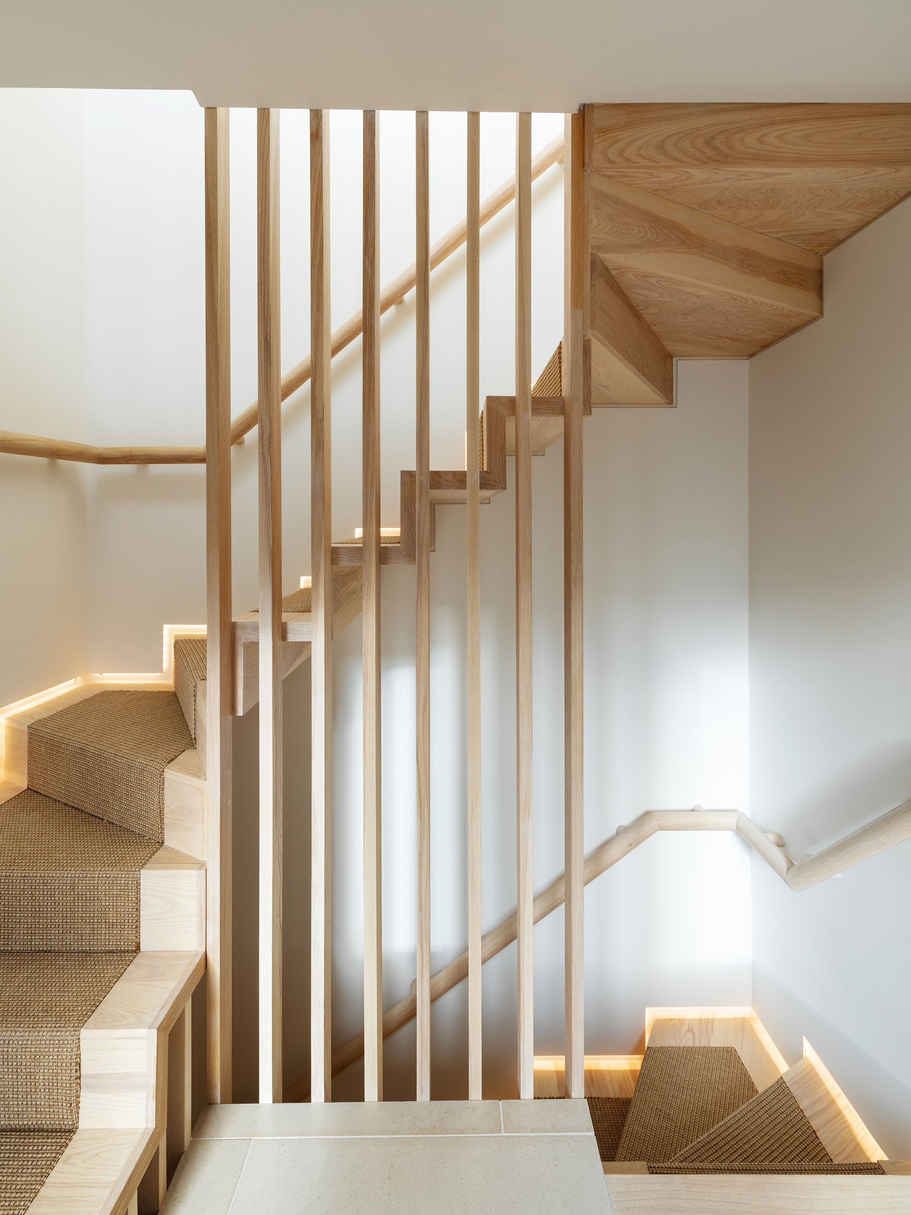 Bantham Coastal Renovation. timber stair.jpg