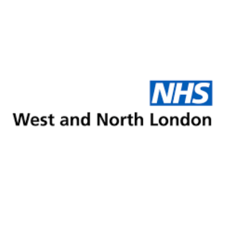 NHS West and North London logo on a white background.