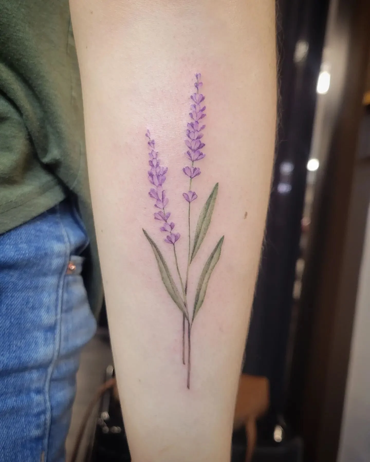 A wee bit o' color for spring 🪻
.
.
.
.
.
.
.
#lavendertattoo #lavenderflower #colortattoo #finelinetattoo #armtattoos #tattooidea #tattooinspiration #tattoodesigns #femaletattooer #femaletattooartist #finelinetattooartist #ladytattooer #girlswhoink