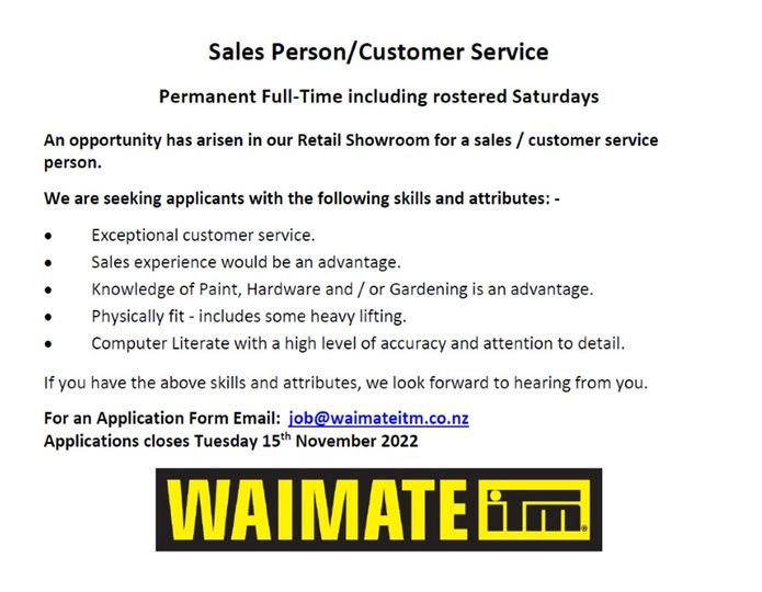 ITM — Waimate District JOBS HUB