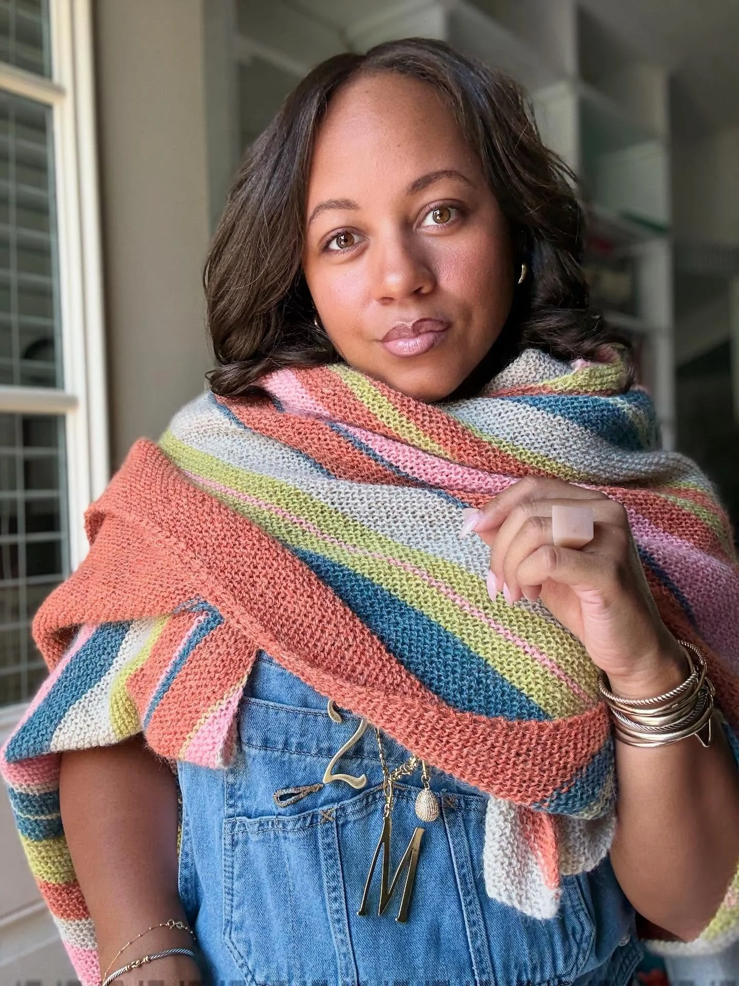 From a dream to reality 🥰 We love this knitted LMK Wrap.

Carousel and pattern by @littlemissknitss

#ourmakerlife #lmkwrap #knitting