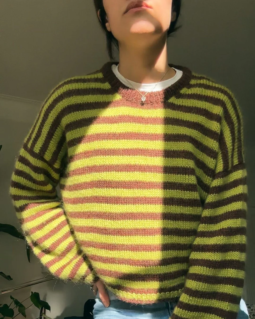 This sweater with these colors are perfect for the fall 🥰. 

Carousel by @honeywoolwonders

Pattern: #olgasweater by @petiteknit ✨ (size 2)

Yarn: Chaska Puray (Color 6) held double + Kremke Soul Baby Alpaca(Chestnut) @kremke_yarns 
 
#ourmakerlife 