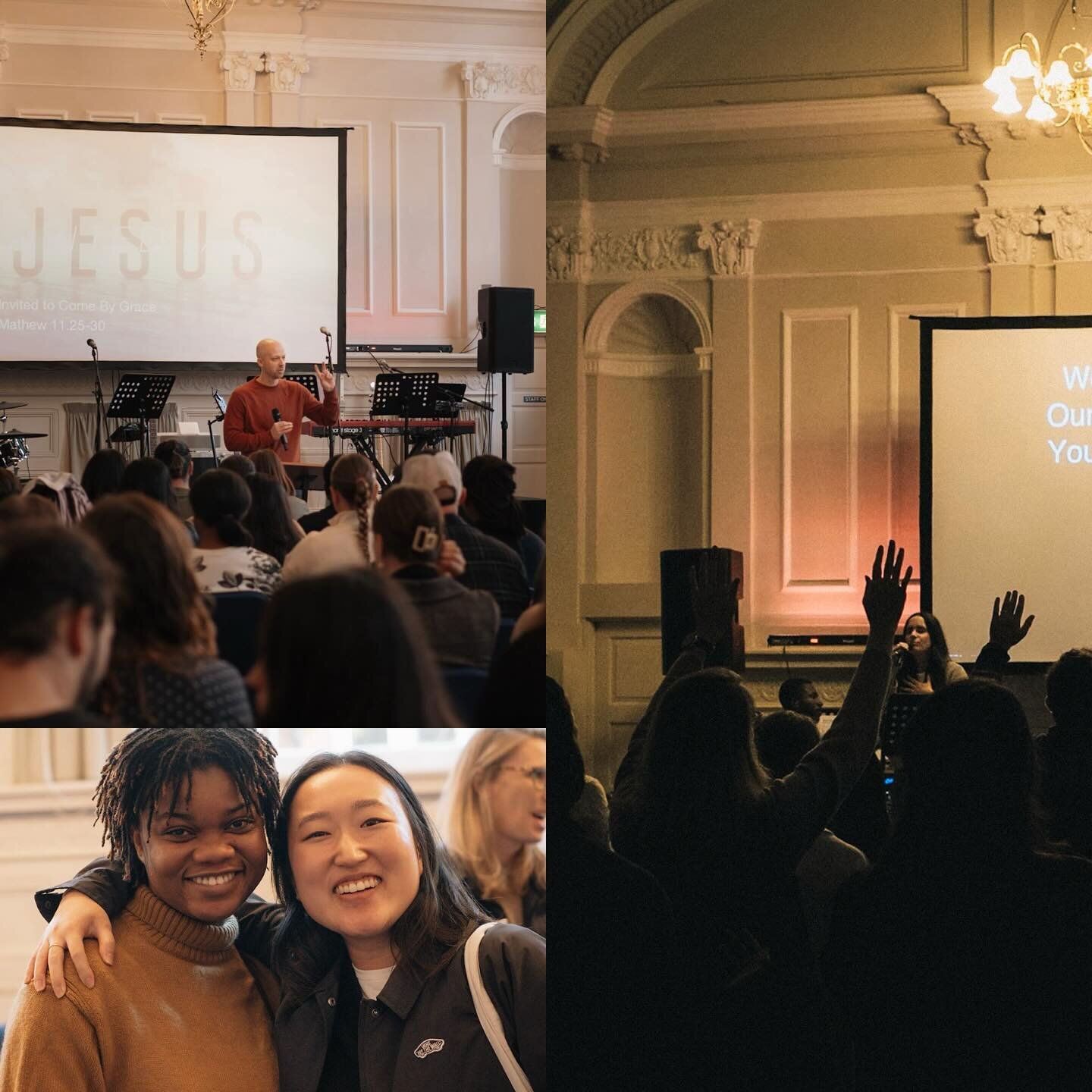 Stoneway is a church for students, young professionals, and families! We meet at the Reading Town Hall every Sunday at 10:30 a.m. 

We have free sausage rolls, doughnuts, coffee, and tea, followed by worship and teaching. 

We would love to have you 