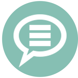 talk bubble icon