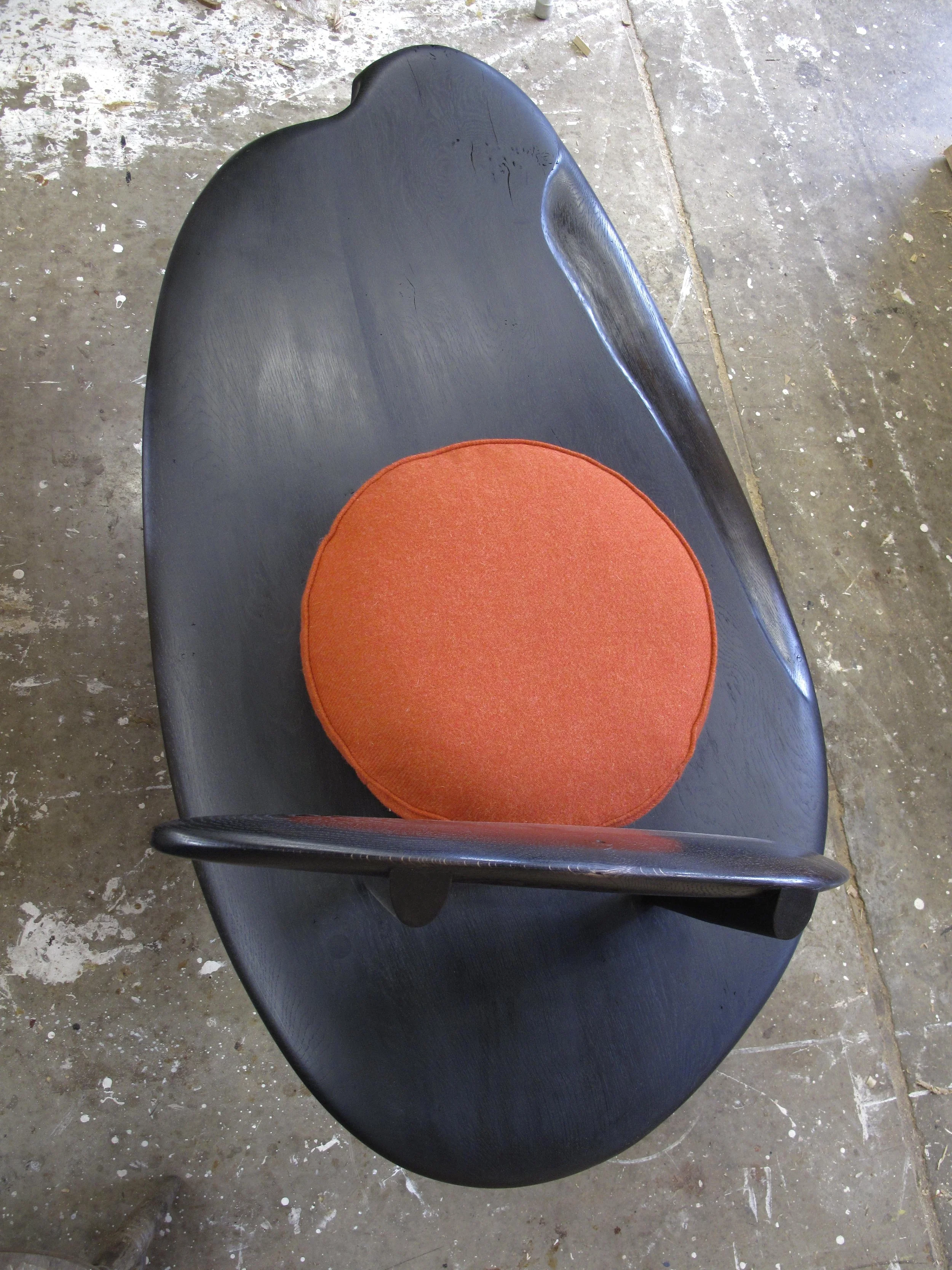 private commission- oak, ash, wool, leather