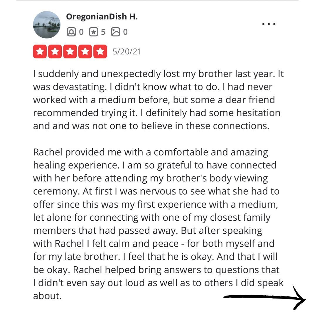 &ldquo;I suddenly and unexpectedly lost my brother last year. It was devastating. I didn&rsquo;t know what to do. I had never worked with a Medium before, but a dear friend recommended trying it.  I definitely had hesitation and was not one to believ