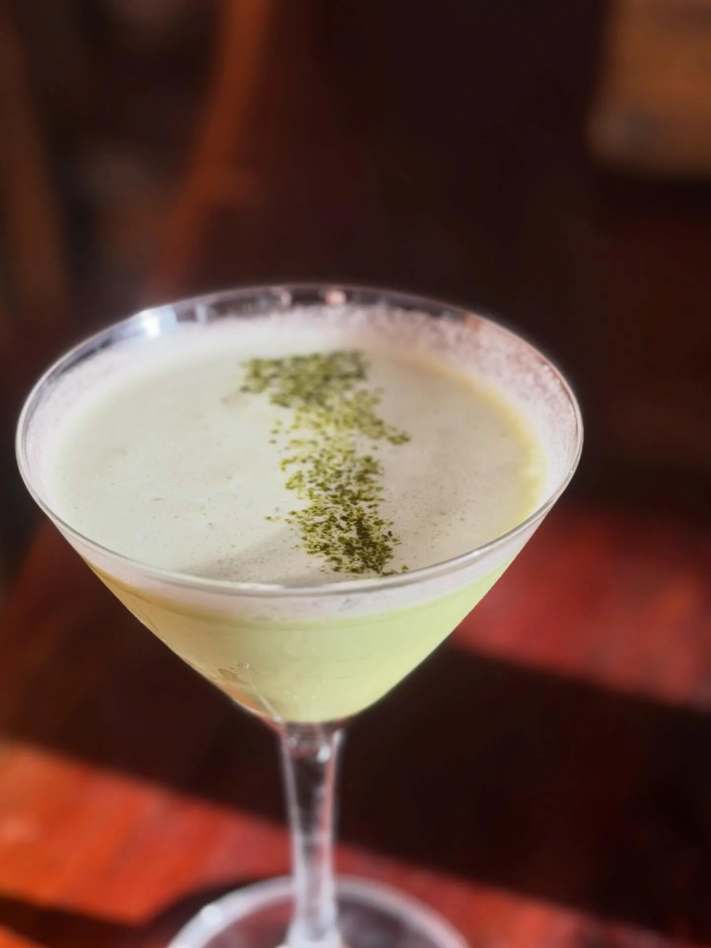 Another sneak peak into Spring cocktails launching next Monday&hellip; our Matcha Tini 🍵🍸💚