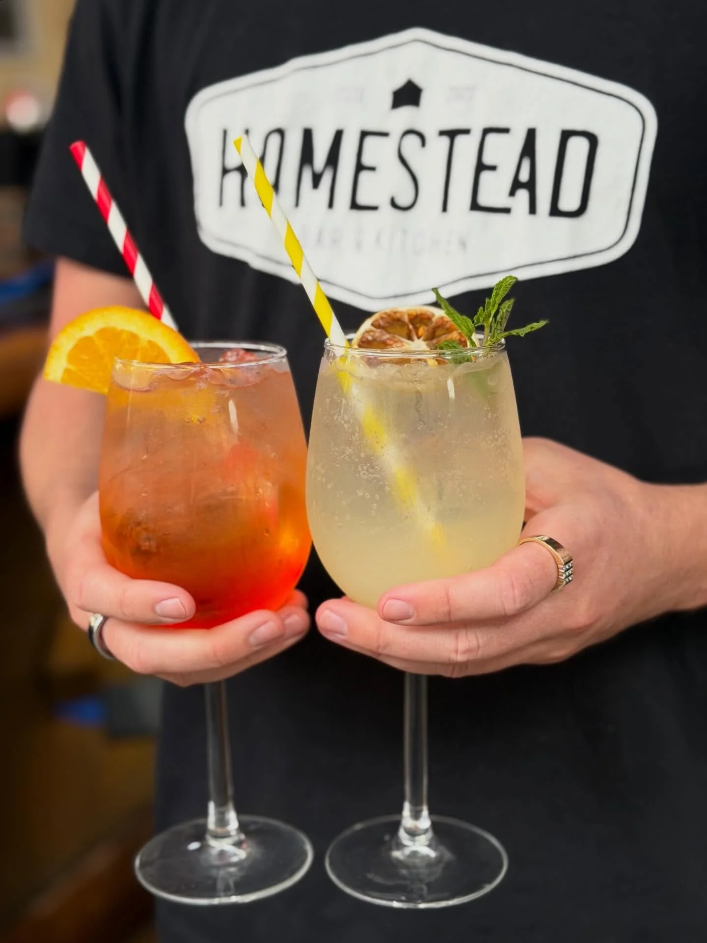 The Spritz duo 🍊🍋 #aperol #limoncello