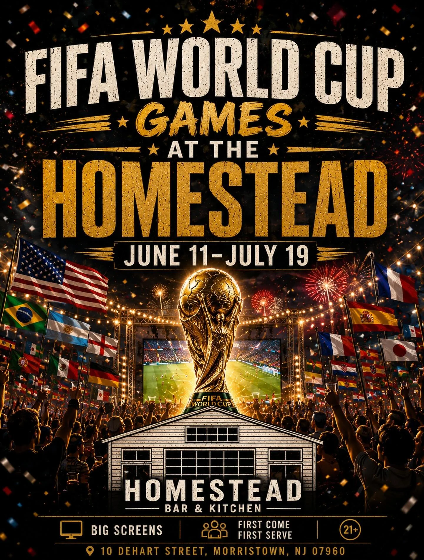 ⚽️🏆FIFA World Cup 2026🏆 ⚽️
Catch all the games 🏠🍺
&bull;
&bull;
&bull;
#fifaworldcup #soccer #bar #nj