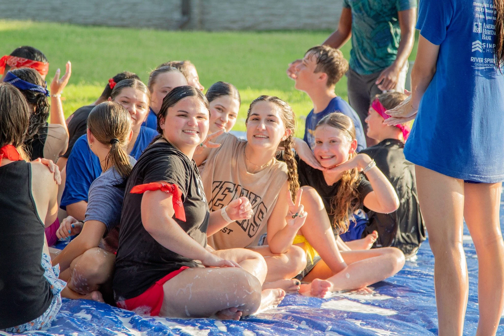 Chase said &ldquo;let&rsquo;s mix violence with water and see what happens&quot; (aka kill ball on a soapy tarp)