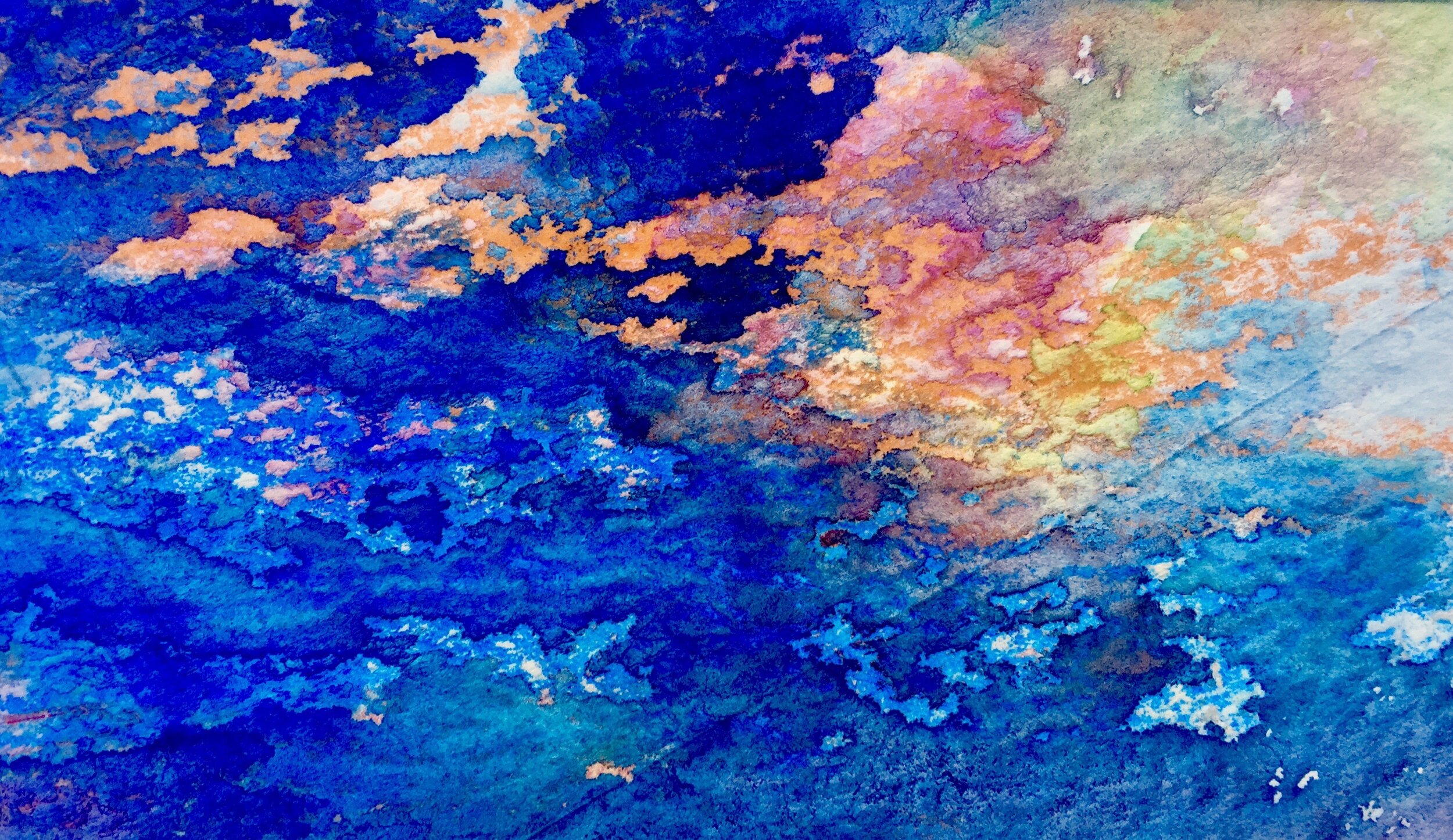 Evening Waters, 9x12, NFS