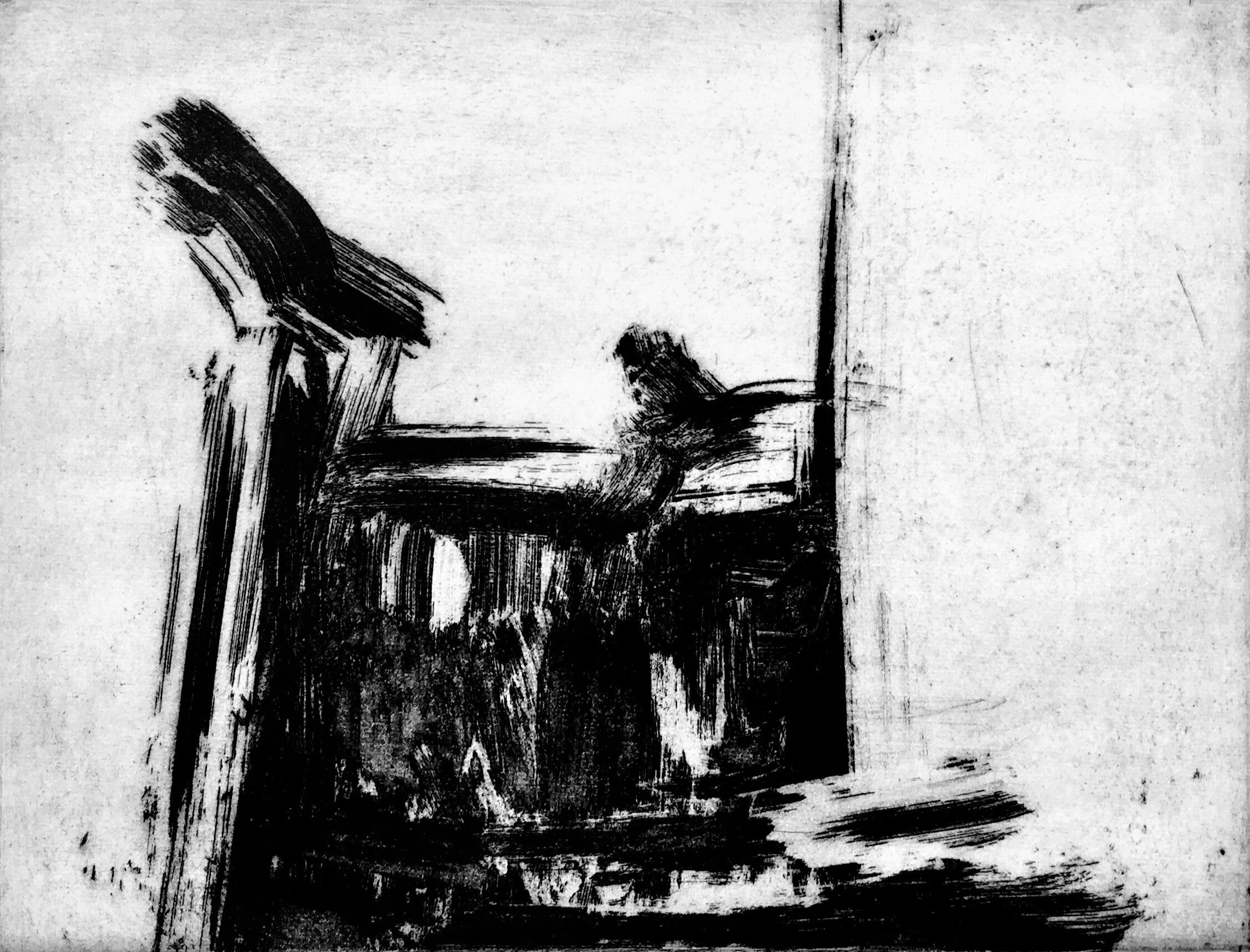 Composition 2, 9.75x13 inches, $190