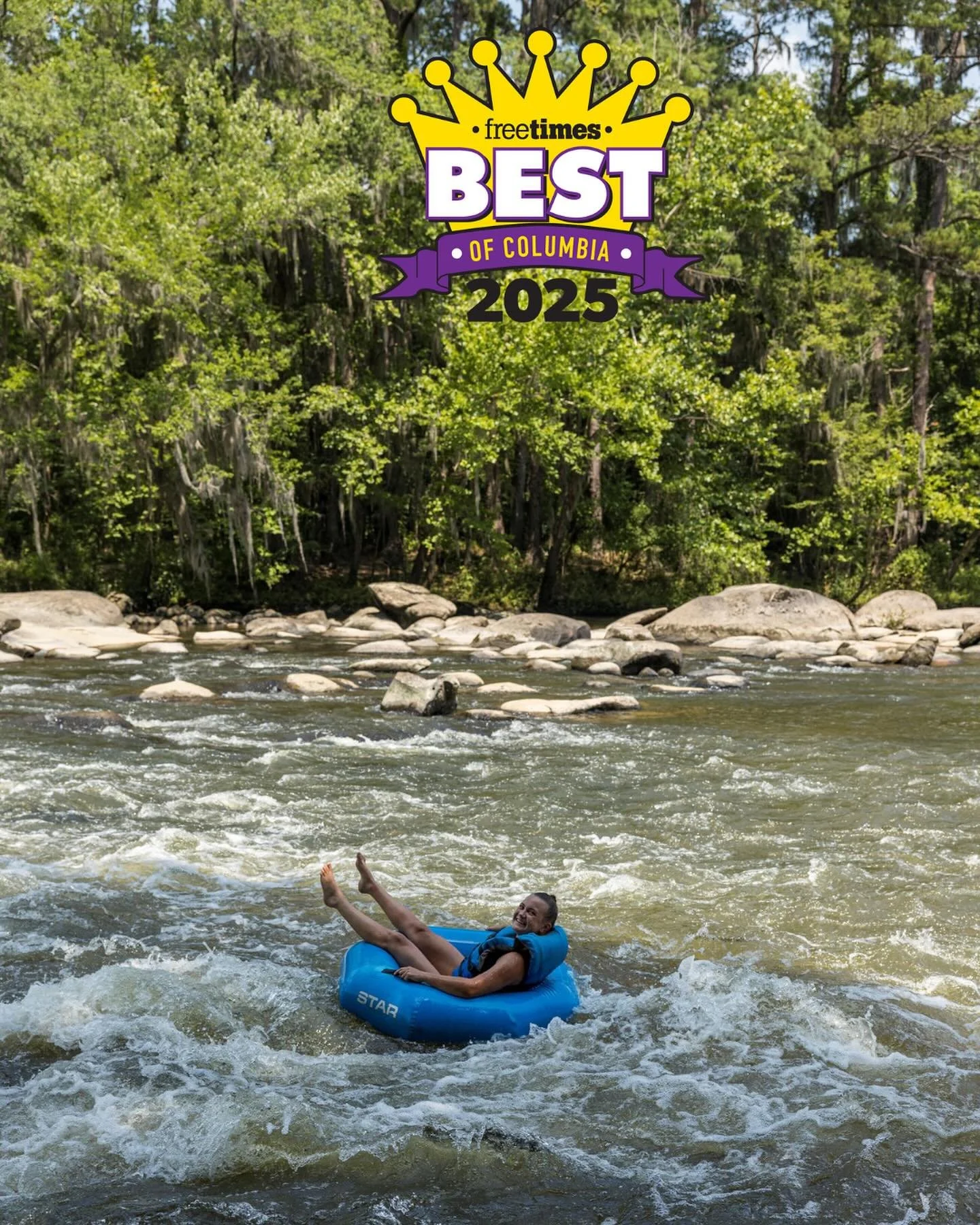 This summer was good to us ☀️

Highlights include winning best River Rental/ Guide Company in the @freetimessc annual Best of Columbia competition and raising over $800 for @harriethancockcenter, led by senior guide Hannah Rhea.

One low was saying g