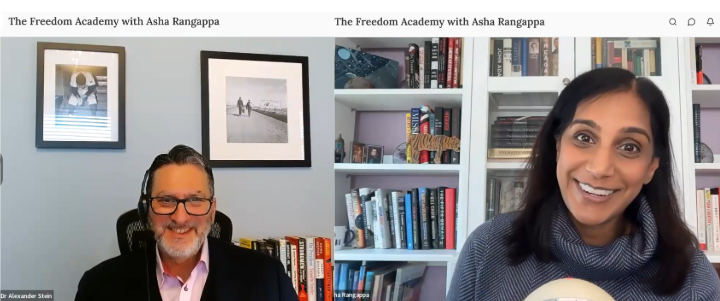 The Freedom Academy with Asha Rangappa Substack Live with Dr Alexander Stein Understanding the psychodynamics of the MAGA ecosystem 3/4/26