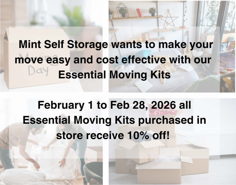 Save 10% on Packing and Moving Supplies at Mint Self Storage Winnipeg