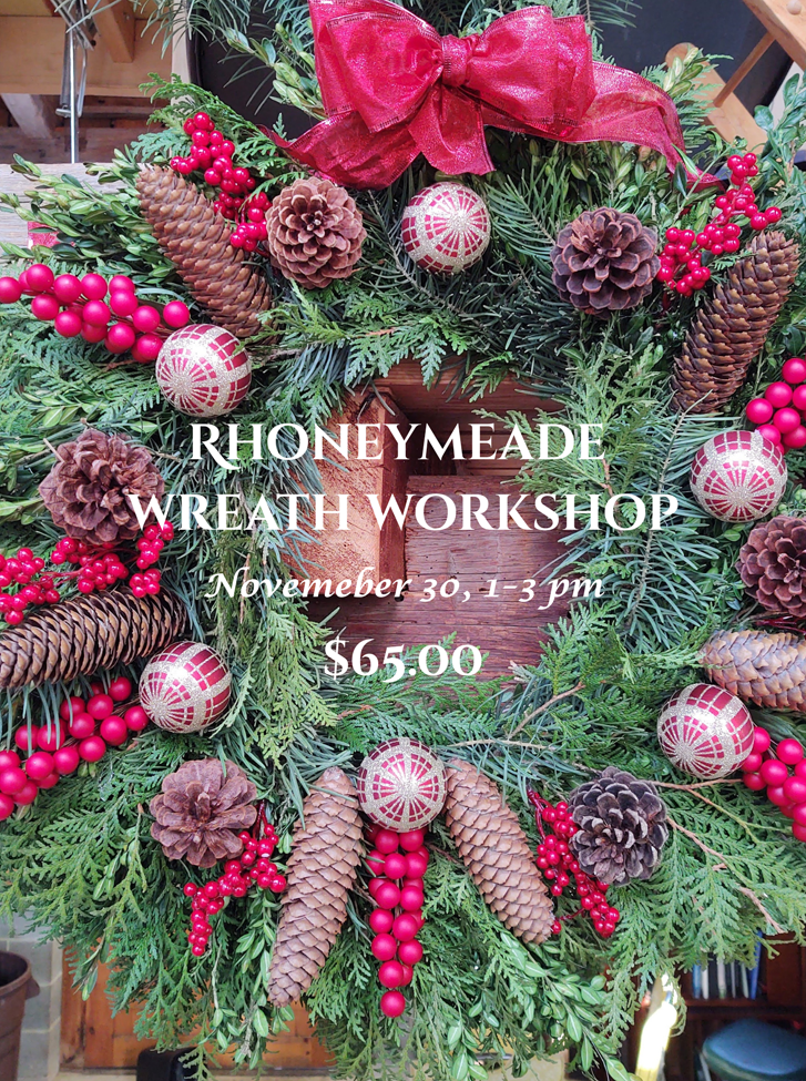 Wreath Making Workshop - November 30th @ 1:00 pm to 3:00 pm