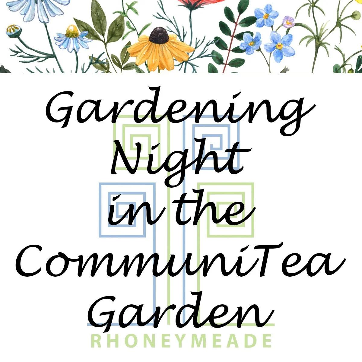 Gardening Night in the CommuniTea Garden