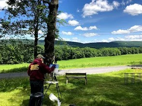 Plein Air Painting in Nature with Susan Nicholas Gephart
