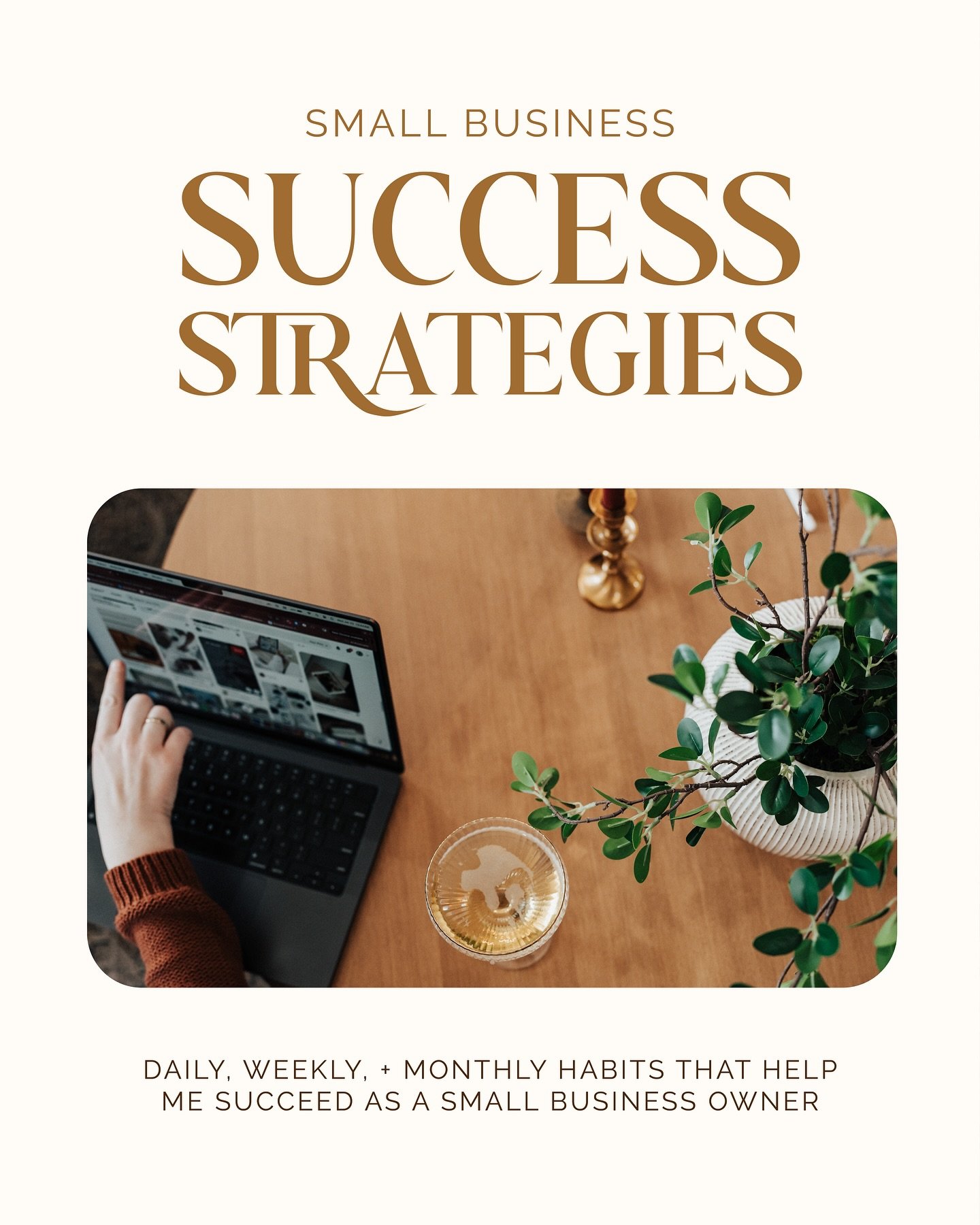 Working for yourself means you&rsquo;re responsible for your own growth, for hitting your goals, and for figuring out how to quiet distractions. Sigh&hellip;it&rsquo;s not as easy as it looks. 

But here&rsquo;s some habits I&rsquo;ve been building s