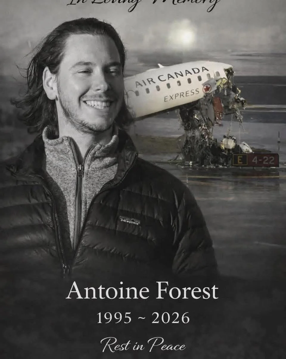 Deeply saddened by the tragic loss of Antoine Forest, one of the pilots from Coteau-du-Lac, Quebec. 

At just 30, his life was dedicated to the skies, and his journey was cut far too short. 

Our thoughts and prayers are with his family, friends, and