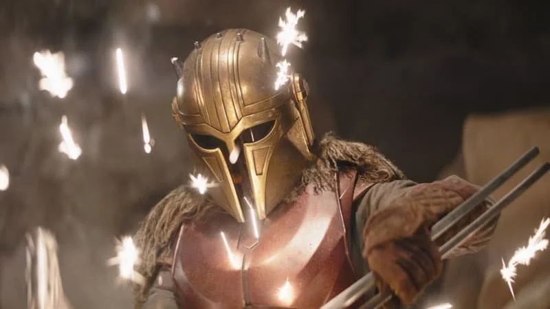 The Armorer as seen in The Mandalorian