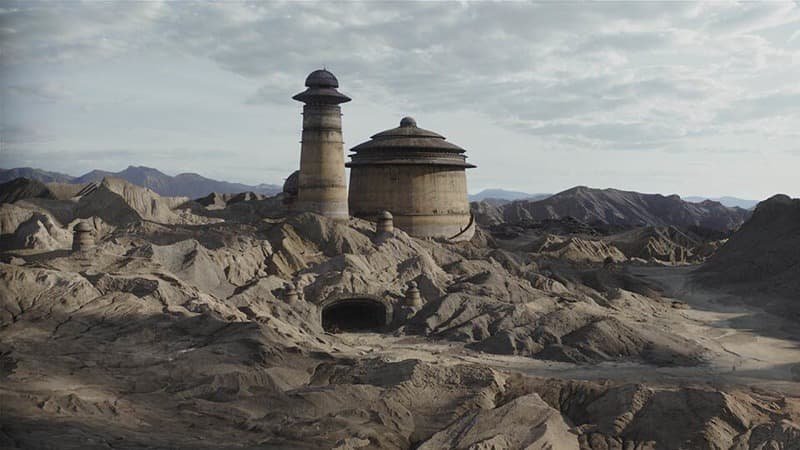 Jabba’s former palace, now taken over by Boba Fett