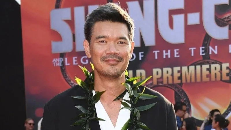 Destin Daniel Cretton at the premiere of Shang-Chi.