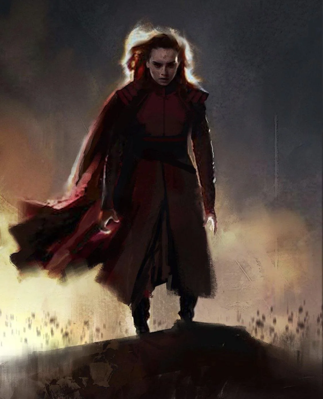 'Star Wars' Just Revealed Rey's "Alternate" Dark Side Design Concept Art