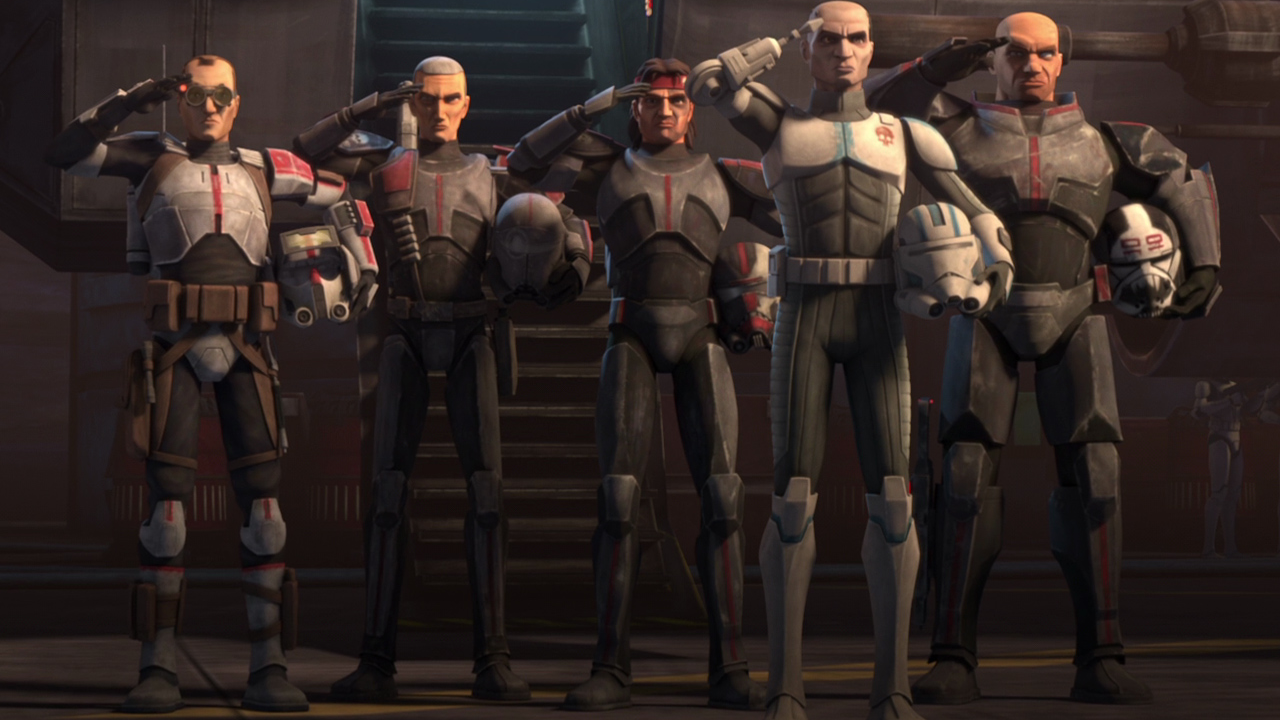 Where The Bad Batch Are At The End Of The Clone Wars