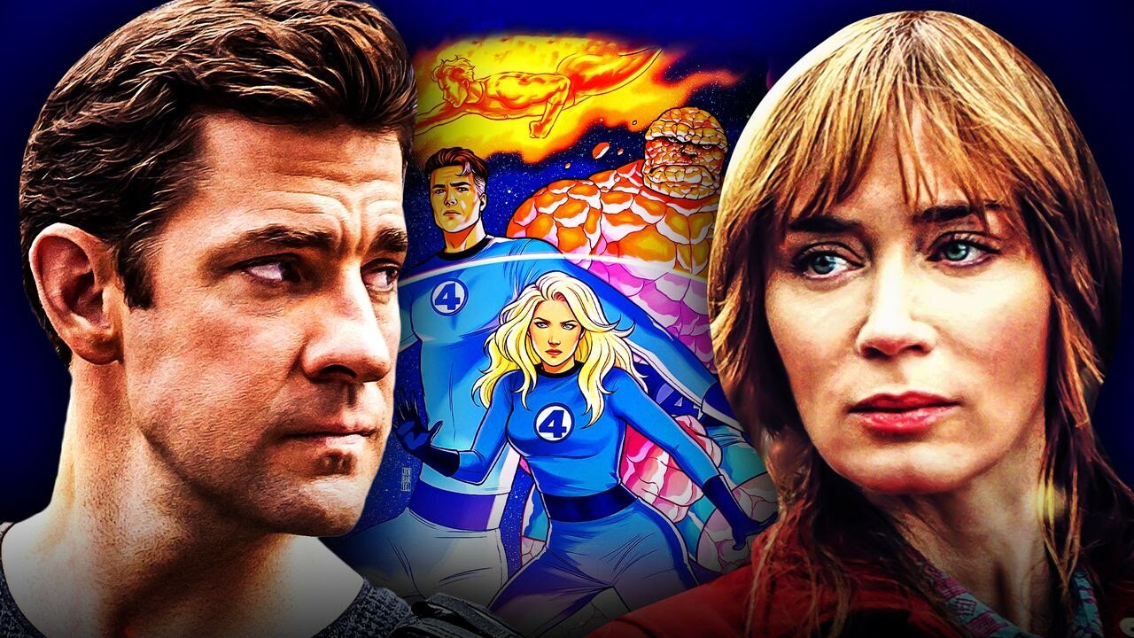 Emily Blunt Responds To Fantastic Four Rumors About Husband John Krasinski &amp; Herself
