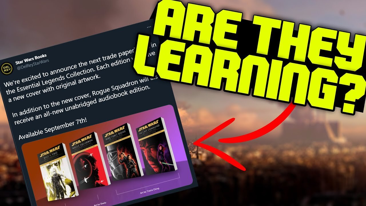 Is DISNEY finally realizing how Important STAR WARS LEGENDS is?