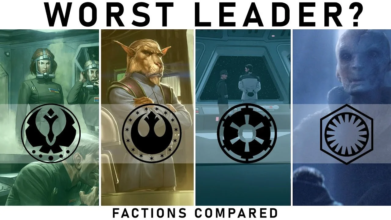 Which Star Wars Faction has the WORST LEADER?