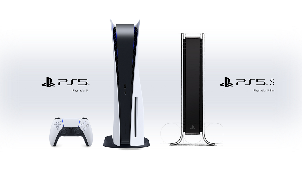 This is how big a PS5 Slim is compared to the original console
