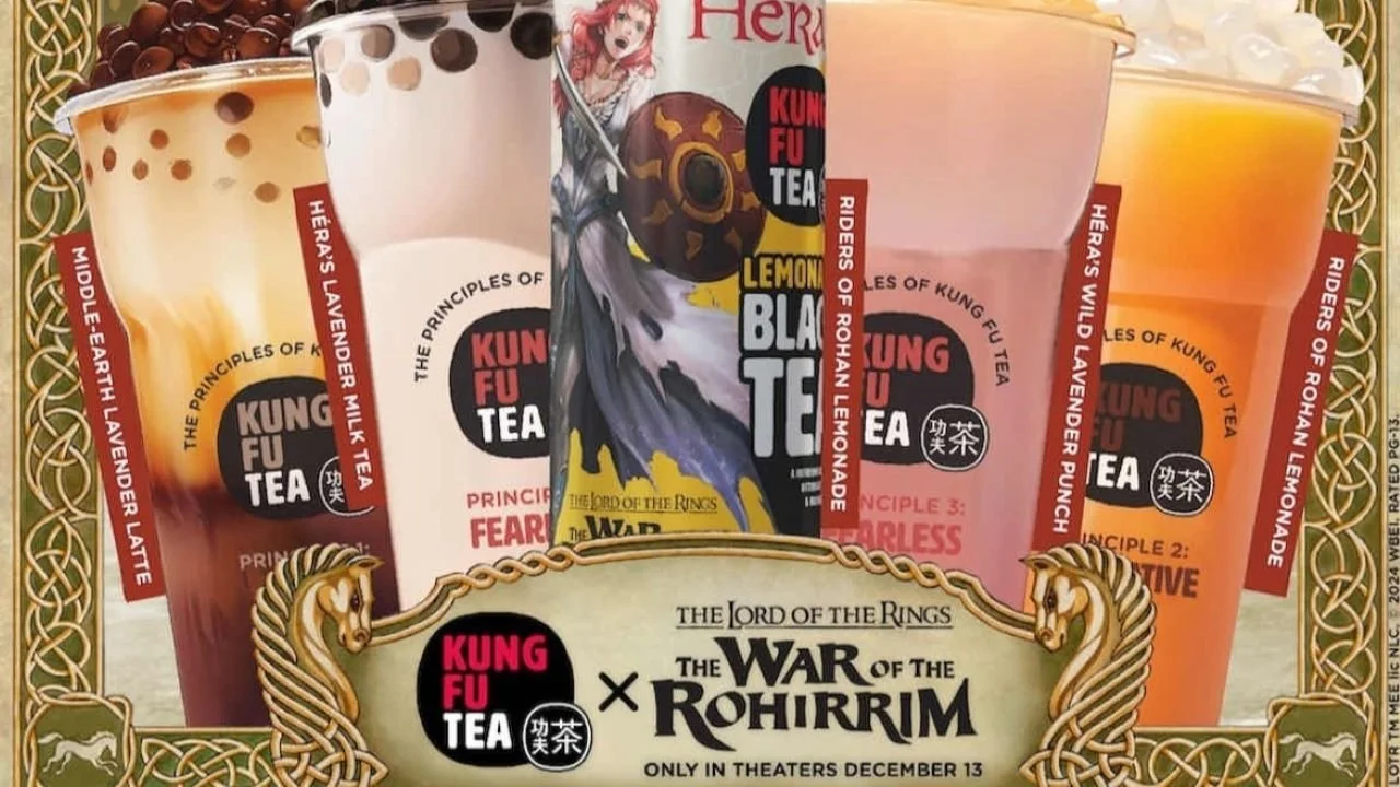 Enjoy Four Special Drinks At Kung Fu Tea Celebrating The Release Of ...