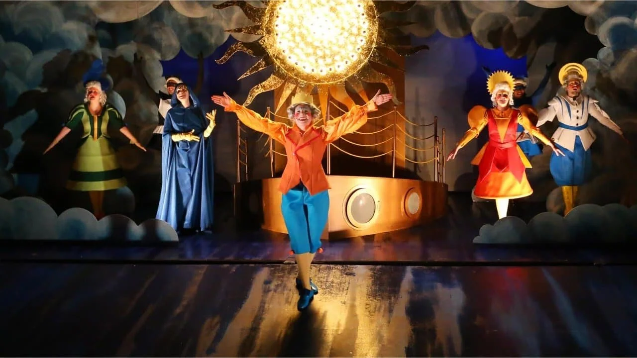 The cast of Mr. Burns, a Post-Electric Play