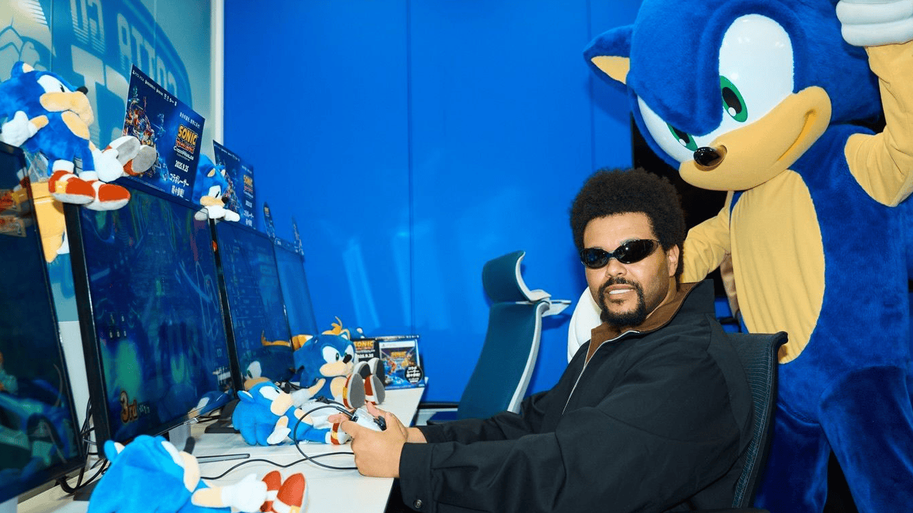 The Weeknd Visits SEGA HQ